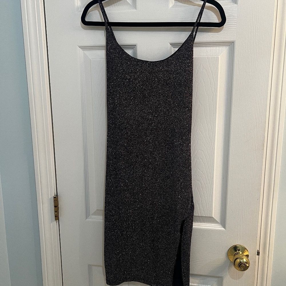 Dark purple sparkly dress